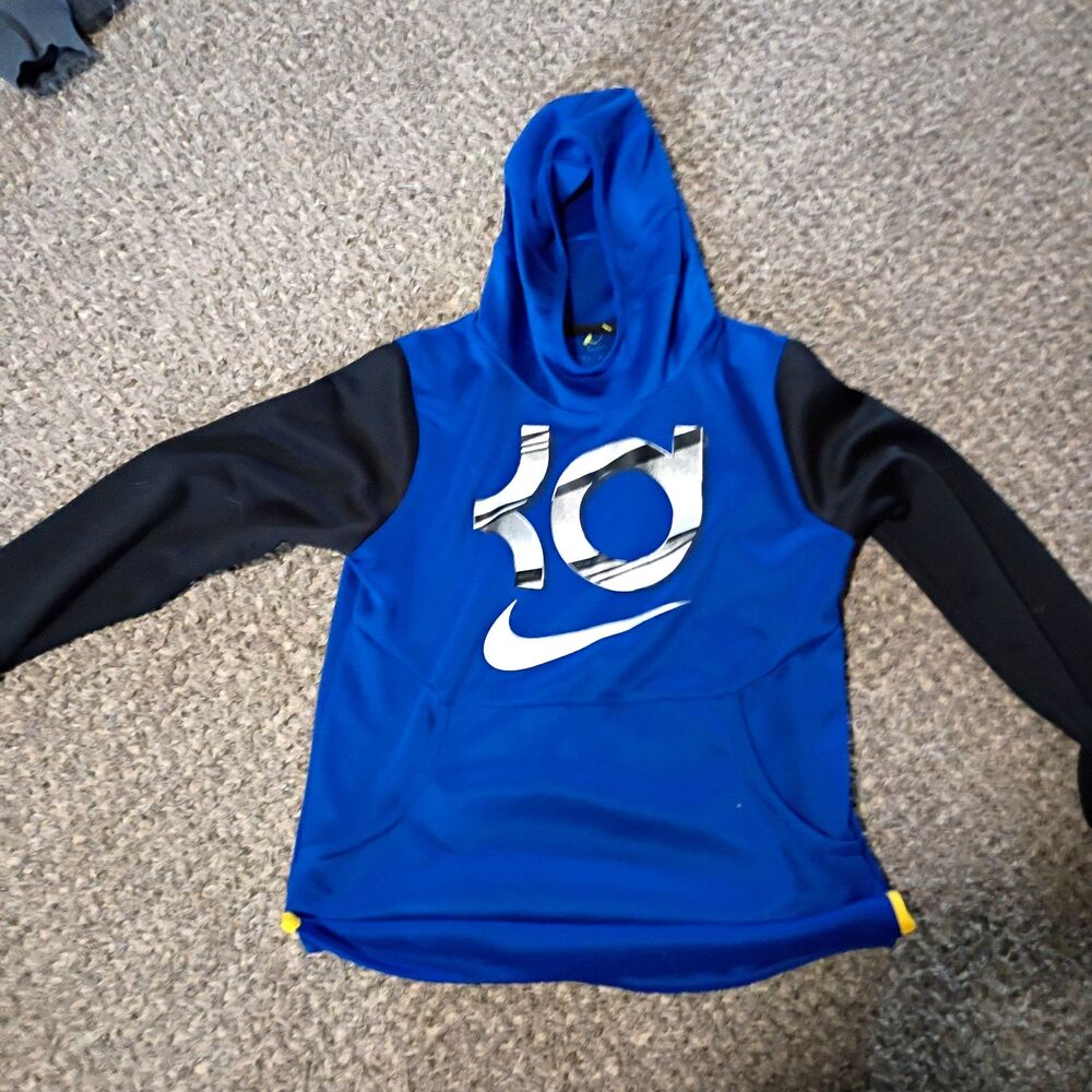 Nike Dri-FIT KD nba Pullover Hoodie Size L Blue/Black